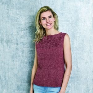 Zenta garn strikkeopskrifter -Sommertop Zenta garn 893354