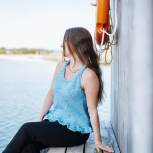 Lily Sommertop af Rito Krea - Top Strikkeopskrift str. S-XL