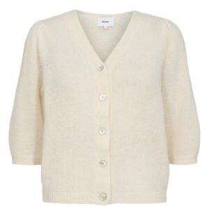 Nümph - Cardigan - NU Lana Cardigan - Cloud Dancer (Levering midt juli)